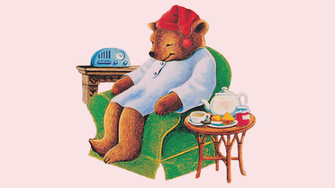 The Sleepytime Tea bear, patron saint of napping. 
