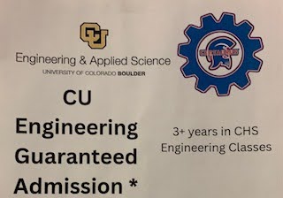A flyer posted in the hallway detailing the agreement betwenn Centuaurs and the CU School of Engineering. 