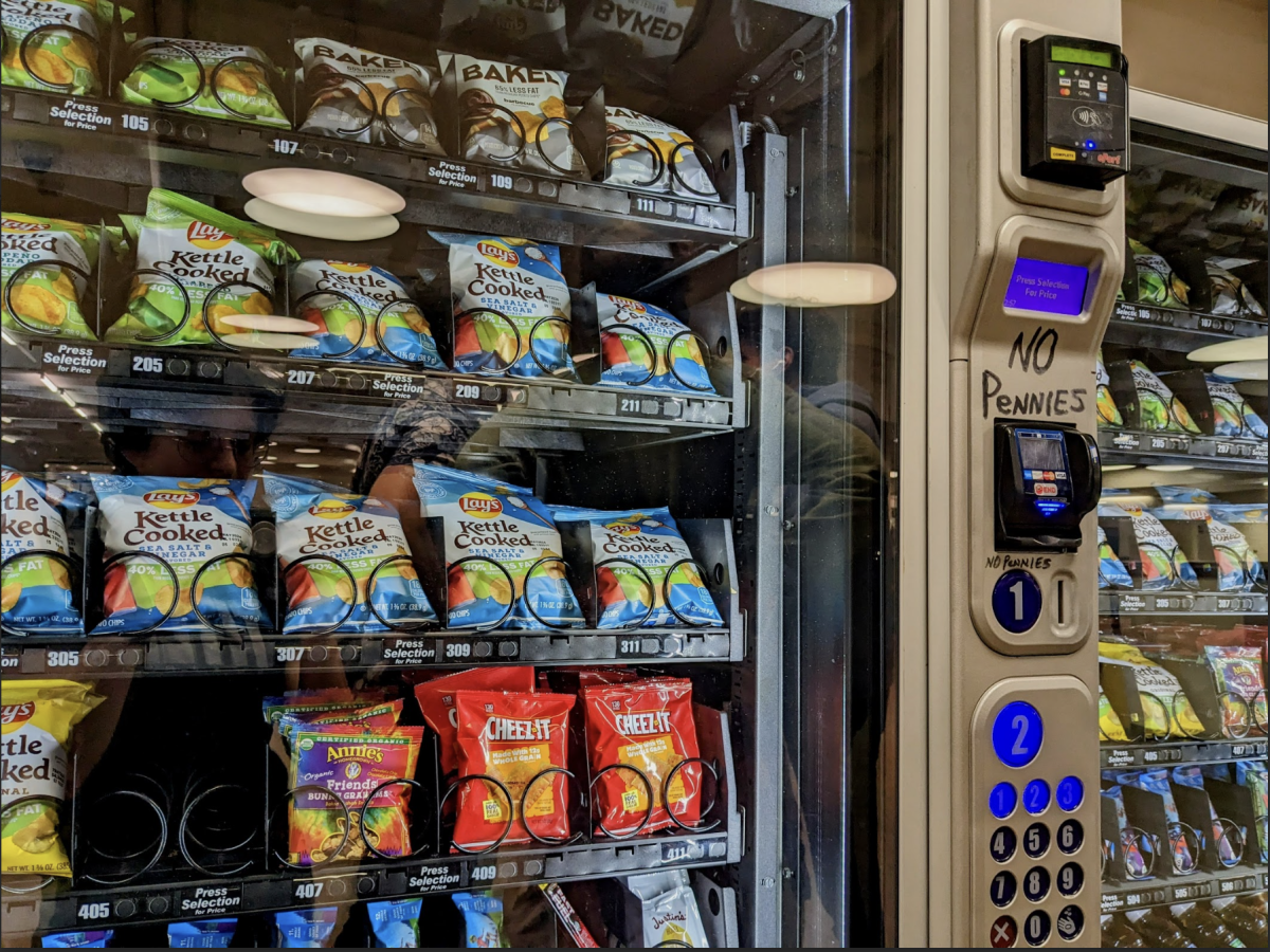 Some examples of the snacks currently sold in the vending machines, which the student body have deemed unacceptable.