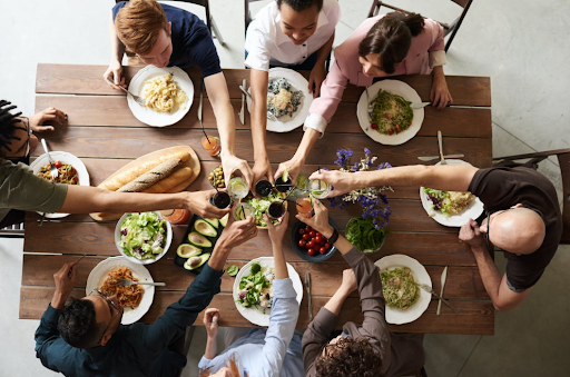 Friendsgiving is rapidly becoming a part of Thanksgiving traditions. Stock Image courtesy of "The Fairfield Mirror."