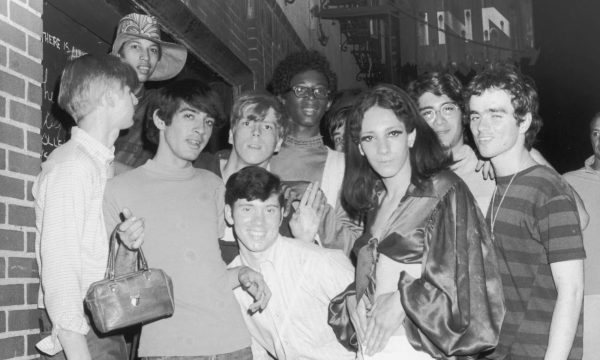 Photograph of young participants in the Stonewall Riots, often considered to be the birth of the modern Pride movement.