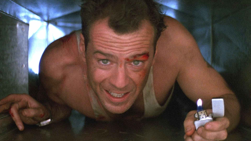 Still from Die Hard, directed by John McTiernan