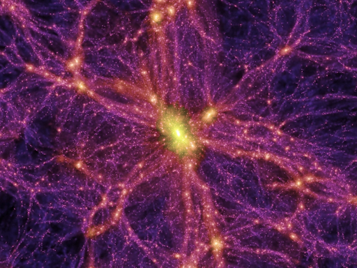 Illustration by Volker Springel, Max Planck Institute for Astrophysics (cited by Nat Geo)