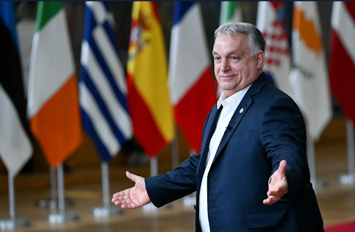 Prime Minister Viktor Orbán of Hungary asking why he always ranks last among world leaders. 